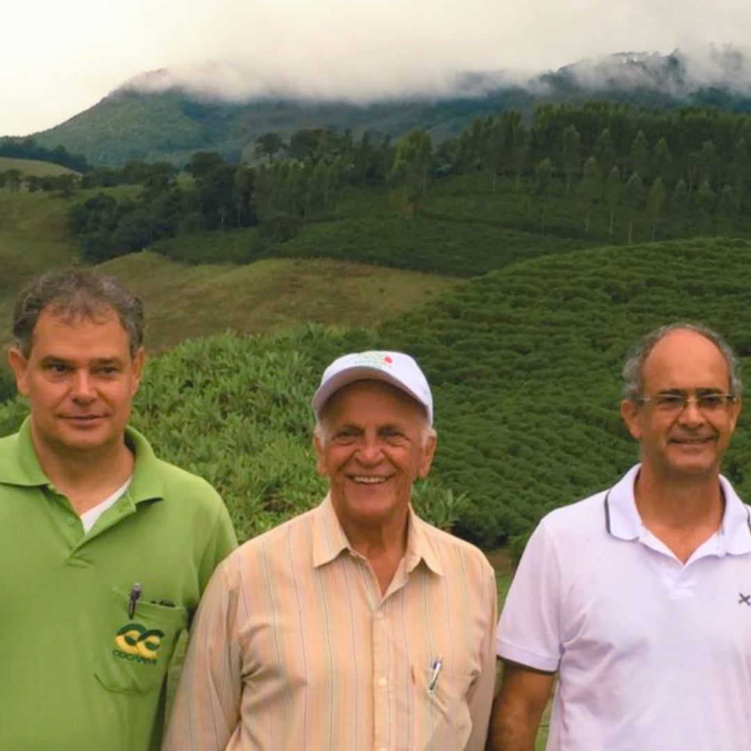 Jose Wagner Ribeiro Junqueira and sons on coffee farm