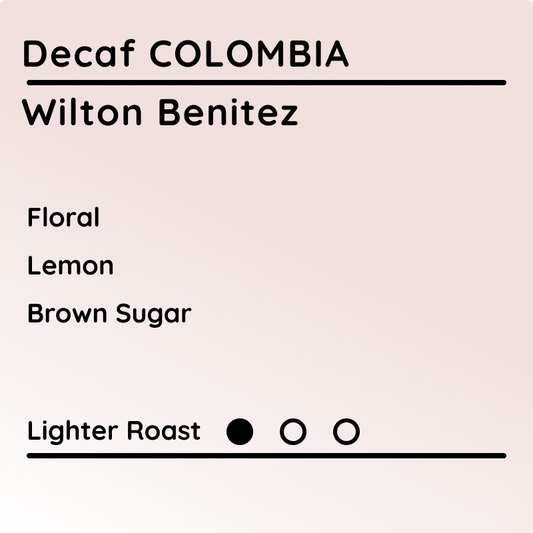 DECAF COLOMBIA Wilton Benitez