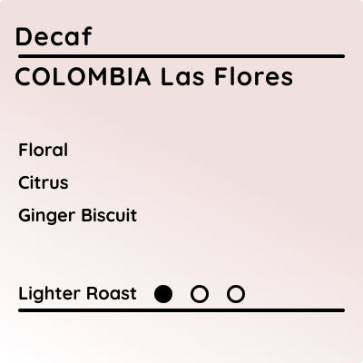 DECAF COLOMBIA Las Flores