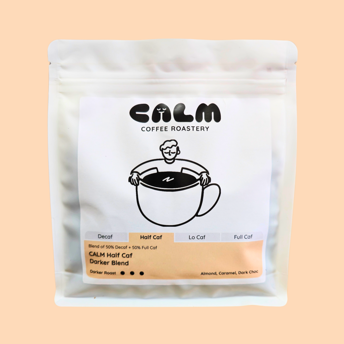 HALF CAF CALM Darker Blend