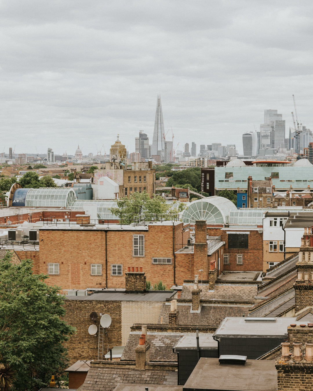 Vier over London from Calm Coffee Roastery in Peckham