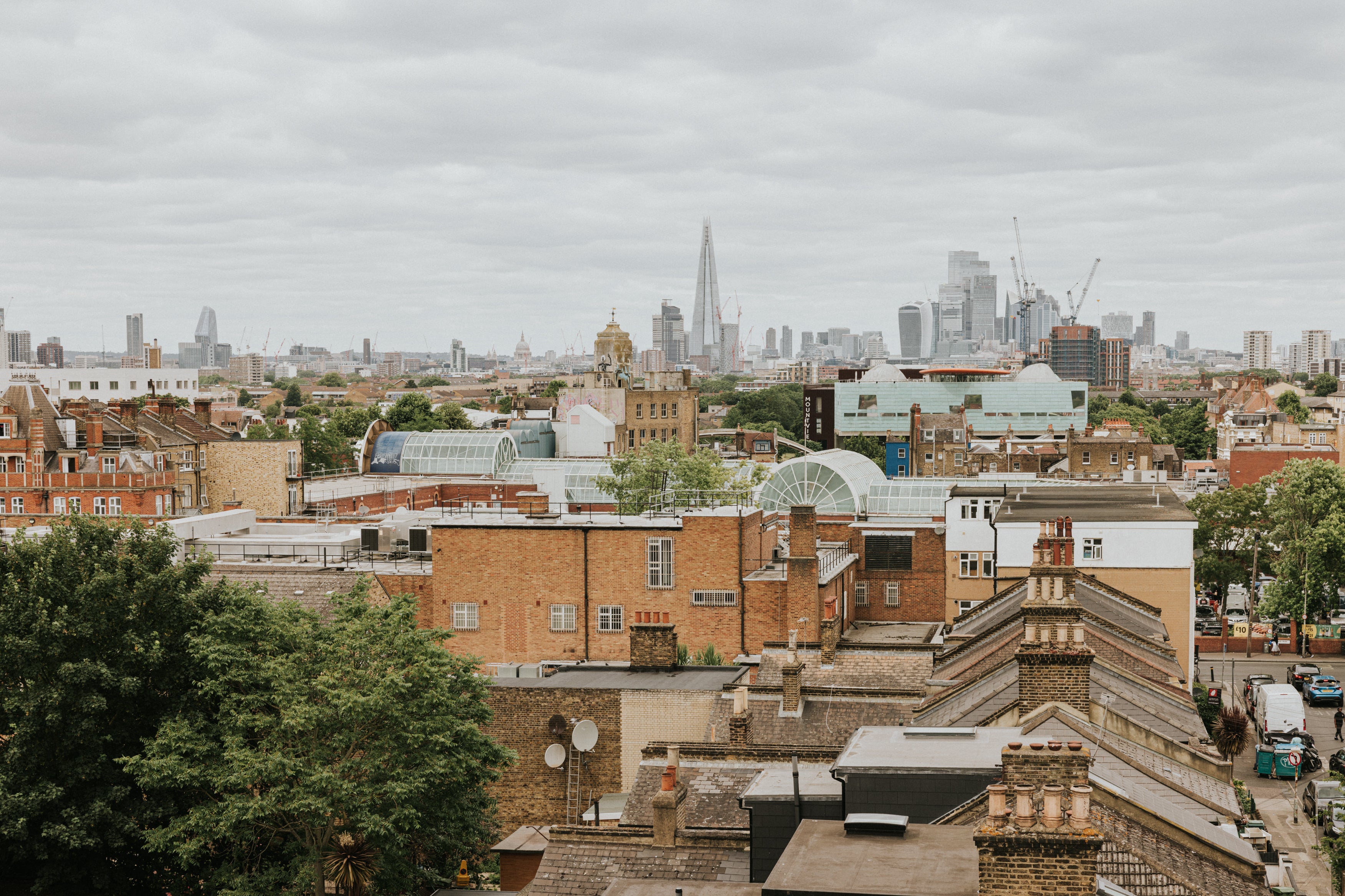 Vier over London from Calm Coffee Roastery in Peckham